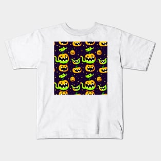 Festive Pumpkins Kids T-Shirt